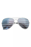 Unisex Patriotic US Flag Aviator Sunglasses