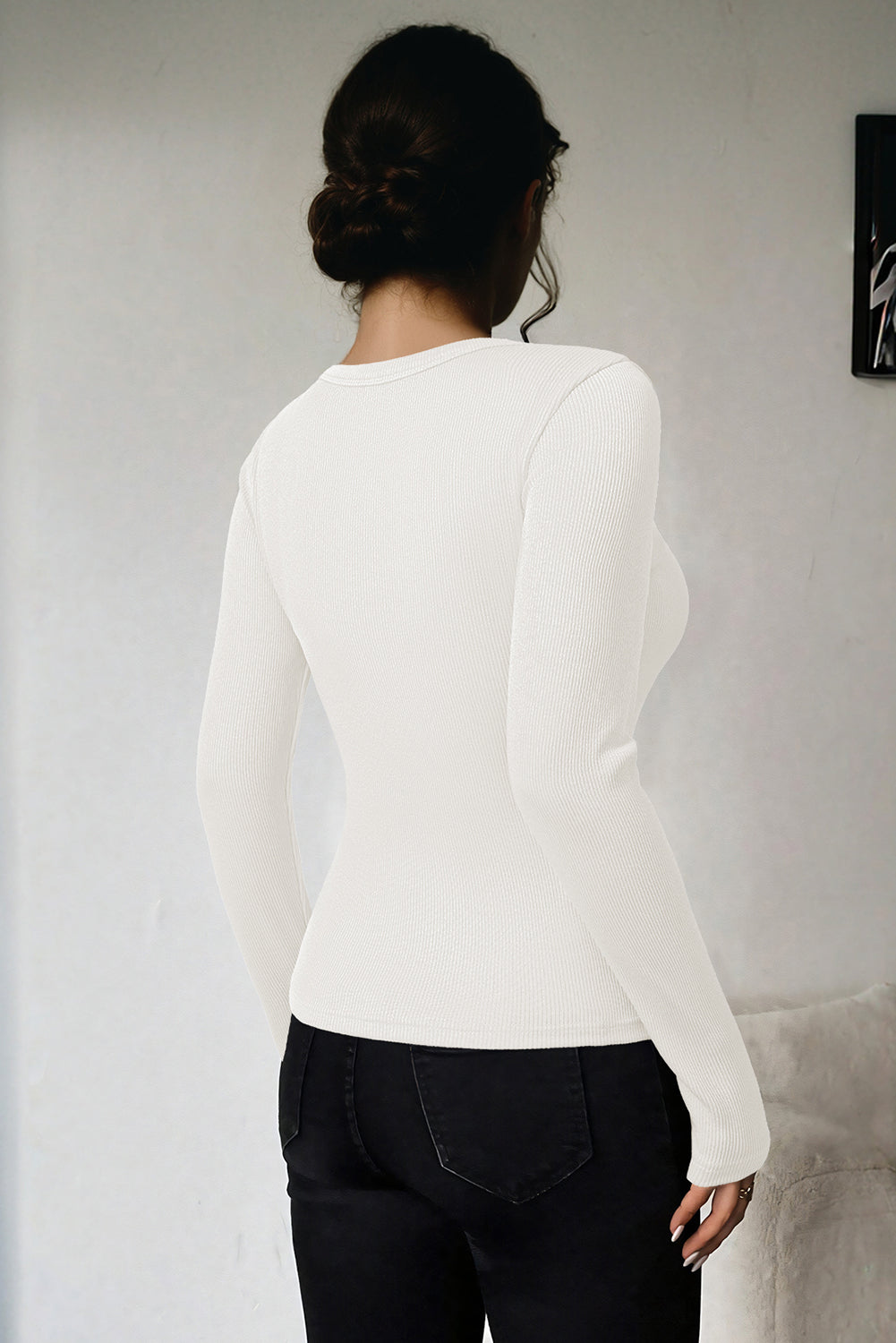 LC2726703-P1-S, LC2726703-P1-M, LC2726703-P1-L, LC2726703-P1-XL, White sweater