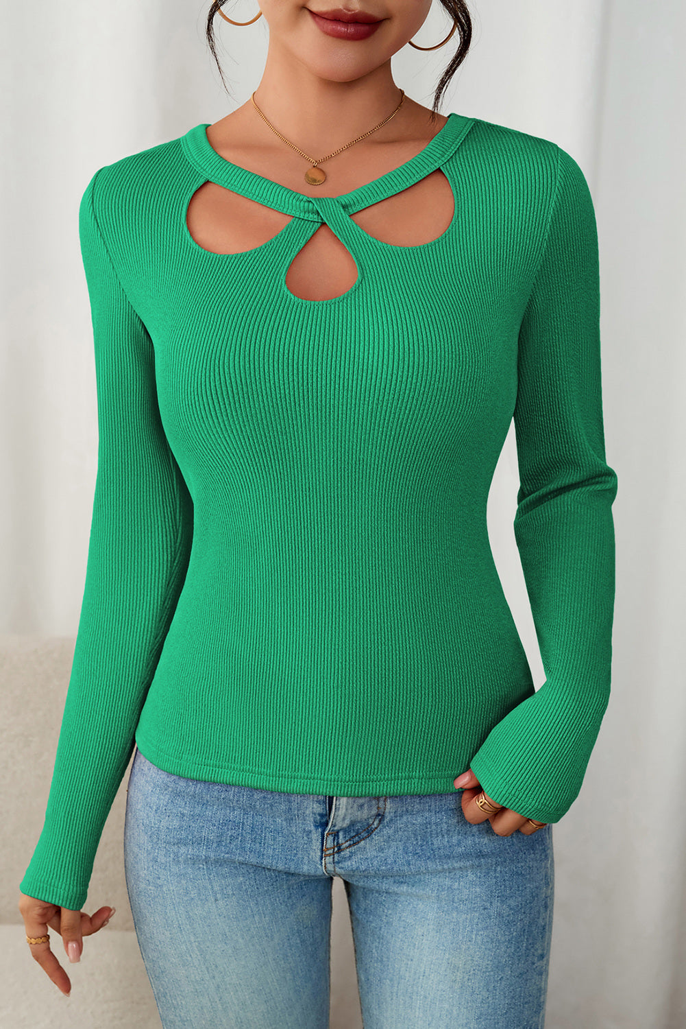 LC2726703-P109-S, LC2726703-P109-M, LC2726703-P109-L, LC2726703-P109-XL, Bright Green sweater