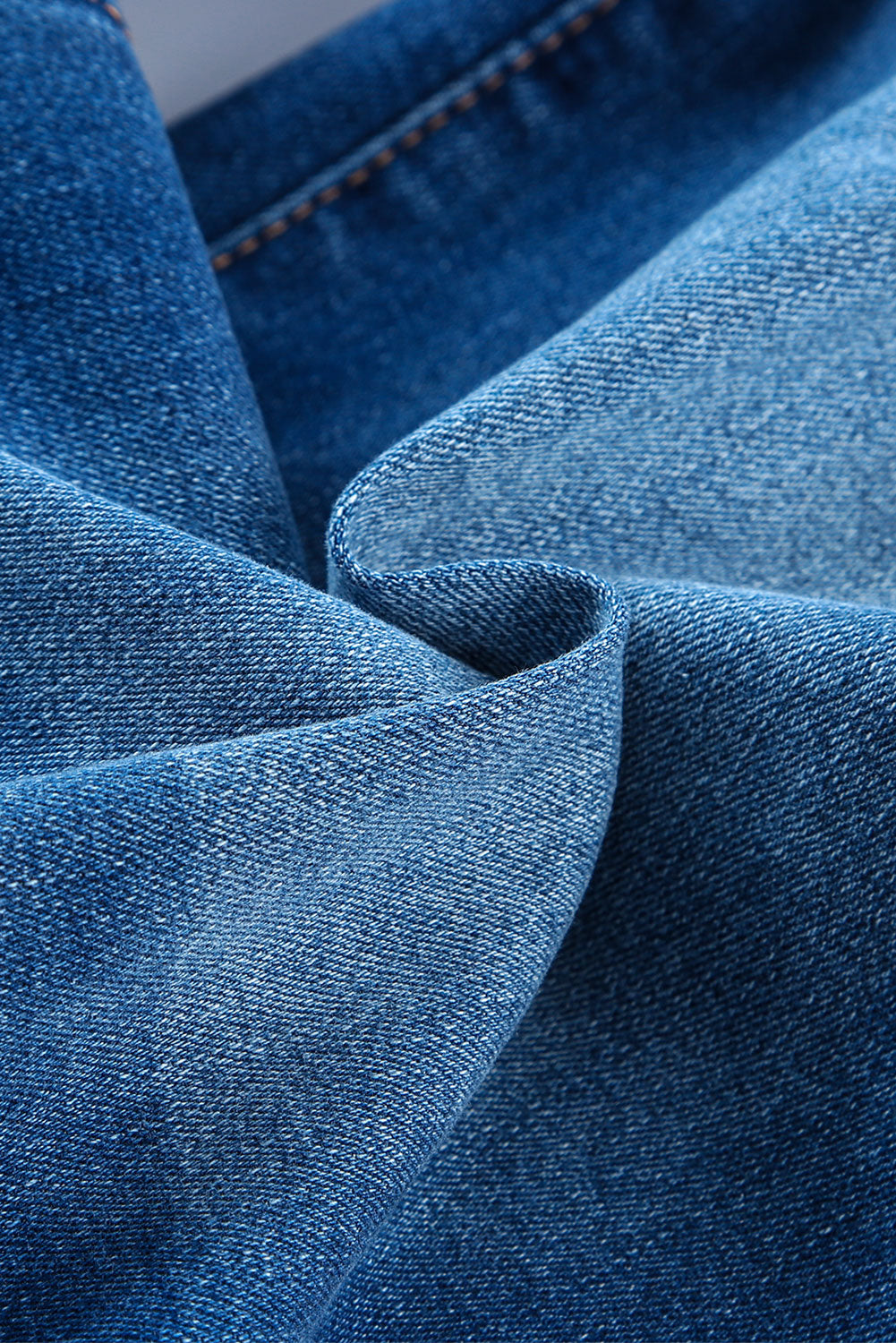 LC7872197-5-4, LC7872197-5-6, LC7872197-5-8, LC7872197-5-10, LC7872197-5-12, LC7872197-5-14, LC7872197-5-16, LC7872197-5-18, Blue Womens Casual Flare Jeans High Waisted Wide Leg Denim Pants