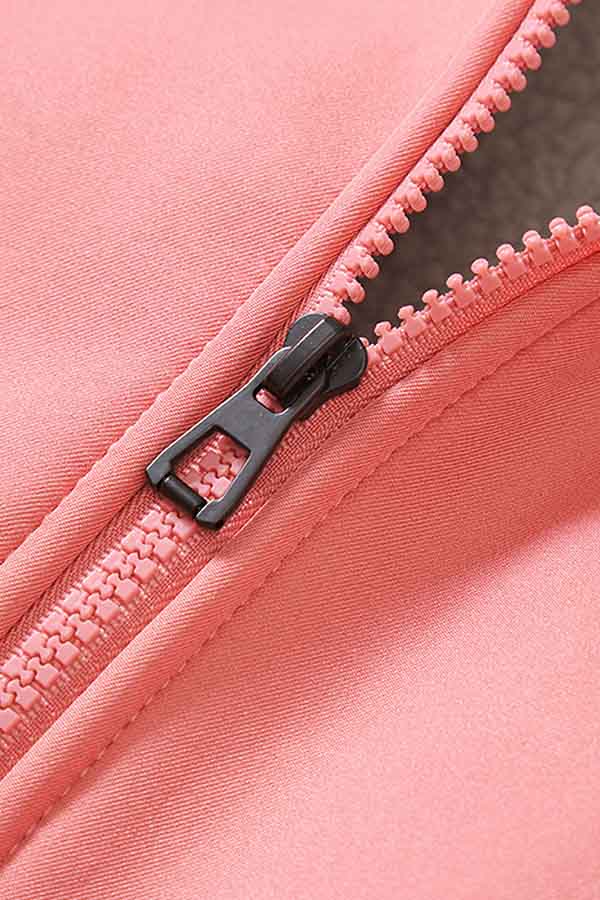 Womens Sherpa Lined Ski Jacket Watermelon Red