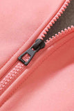 Womens Sherpa Lined Ski Jacket Watermelon Red