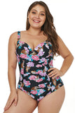 LC410802XXXL, LC410802XXL, LC410802XL, As shown Plus Size Swimsuit