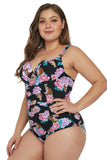 LC410802XXXL, LC410802XXL, LC410802XL, As shown Plus Size Swimsuit