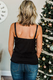 LC256728-11-S, LC256728-11-M, LC256728-11-L, LC256728-11-XL, LC256728-11-2XL, LC256728-11-xs, LC256728-11-XXL, Gray  Sequin Tank Top