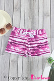 LC472155-6-S, LC472155-6-M, LC472155-6-L, LC472155-6-XL, LC472155-6-2XL, Sky Blue/Blue/Rose Drawstring Tie-dye Swim Shorts