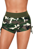 LC472117-9-S, LC472117-9-M, LC472117-9-L, LC472117-9-XL, LC472117-9-2XL, Army Green Camouflage Swim Shorts