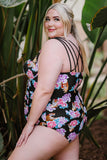 LC410802XXXL, LC410802XXL, LC410802XL, As shown Plus Size Swimsuit