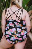 LC410802XXXL, LC410802XXL, LC410802XL, As shown Plus Size Swimsuit