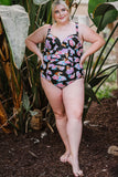 LC410802XXXL, LC410802XXL, LC410802XL, As shown Plus Size Swimsuit