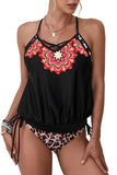 LC415646-2-S, LC415646-2-M, LC415646-2-L, LC415646-2-XL, LC415646-2-2XL, Black swimsuit set