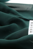 PL61155-9-1X, PL61155-9-2X, PL61155-9-3X, PL61155-9-4X, PL61155-9-5X, Green Plus Size Puff Sleeve Smocked Tiered Dress