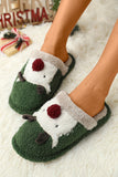 BH021181-22-37, BH021181-22-39, BH021181-22-41, BH021181-22-38, BH021181-22-40, Multicolor Christmas Reindeer Slippers for Women Xmas Moose Slippers Indoor Plush Slip-on Shoes