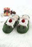 BH021181-22-37, BH021181-22-39, BH021181-22-41, BH021181-22-38, BH021181-22-40, Multicolor Christmas Reindeer Slippers for Women Xmas Moose Slippers Indoor Plush Slip-on Shoes