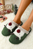 BH021181-22-37, BH021181-22-39, BH021181-22-41, BH021181-22-38, BH021181-22-40, Multicolor Christmas Reindeer Slippers for Women Xmas Moose Slippers Indoor Plush Slip-on Shoes