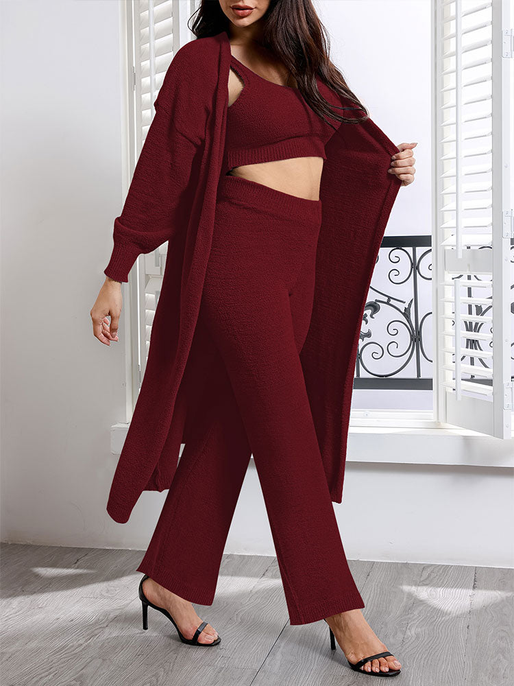 Pants and deals cardigan set