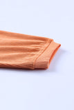 LC25312934-1014-S, LC25312934-1014-M, LC25312934-1014-L, LC25312934-1014-XL, LC25312934-1014-2XL, LC25312934-1014-3XL, Orange JOLENE Ribbed Corded Oversized Sweatshirt