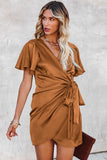 LC6113672-16-S, LC6113672-16-M, LC6113672-16-L, LC6113672-16-XL, LC6113672-16-2XL, Khaki dress