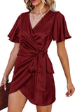 LC6113672-3-S, LC6113672-3-M, LC6113672-3-L, LC6113672-3-XL, LC6113672-3-2XL, Red dress