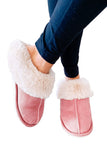 BH021215-10-37, BH021215-10-39, BH021215-10-41, BH021215-10-43, BH021215-10-38, BH021215-10-40, BH021215-10-42, Pink Womens Slippers Faux Suede Plush Fluffy Fur Soft Slippers Warm House Shoes