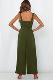 LC6411696-9-S, LC6411696-9-M, LC6411696-9-XL, LC6411696-9-L, Green Jumpsuit