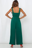 LC6411696-109-S, LC6411696-109-M, LC6411696-109-XL, LC6411696-109-L, Green Jumpsuit