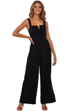 LC6411696-2-S, LC6411696-2-M, LC6411696-2-XL, LC6411696-2-L, Black Jumpsuit