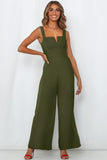 LC6411696-9-S, LC6411696-9-M, LC6411696-9-XL, LC6411696-9-L, Green Jumpsuit