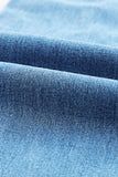 LC7873559-104-4, LC7873559-104-6, LC7873559-104-8, LC7873559-104-10, LC7873559-104-12, LC7873559-104-14, LC7873559-104-16, LC7873559-104-18, Sky Blue Women's Rainbow Striped Denim Pants Ripped Boyfriend Jeans
