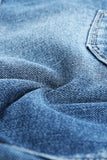 LC7873622-4-12, LC7873622-4-4, LC7873622-4-6, LC7873622-4-14, LC7873622-4-16, LC7873622-4-8, LC7873622-4-10, LC7873622-4-18, Sky Blue Women Ripped Short Jeans Distressed Ombre Patchwork Denim Shorts