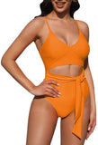 Women's One Piece Swimsuit Cutout Cheeky Tummy Control Bathing Suit Monokini