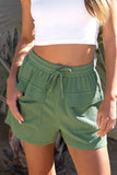 LC731329-9-M, LC731329-9-L, LC731329-9-XL, LC731329-9-S, Green Unstoppable Explorer Pocketed Drawstring Shorts 