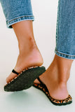 BH021331-20-37, BH021331-20-38, BH021331-20-39, BH021331-20-40, Women's Animal Print Flip Flops Non-slip Leopard Summer Sandals