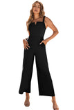 LC6411696-2-S, LC6411696-2-M, LC6411696-2-XL, LC6411696-2-L, Black Jumpsuit