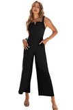 LC6411696-2-S, LC6411696-2-M, LC6411696-2-XL, LC6411696-2-L, Black Jumpsuit