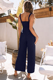 LC6411696-105-S, LC6411696-105-M, LC6411696-105-XL, LC6411696-105-L, Blue Jumpsuit