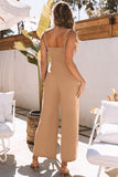 LC6411696-17-S, LC6411696-17-M, LC6411696-17-XL, LC6411696-17-L, Brown Jumpsuit