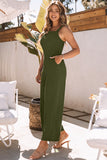 LC6411696-9-S, LC6411696-9-M, LC6411696-9-XL, LC6411696-9-L, Green Jumpsuit