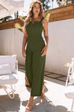 LC6411696-9-S, LC6411696-9-M, LC6411696-9-XL, LC6411696-9-L, Green Jumpsuit