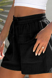 LC731329-2-M, LC731329-2-L, LC731329-2-XL, LC731329-2-S, Black Unstoppable Explorer Pocketed Drawstring Shorts 