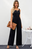 LC6411696-2-S, LC6411696-2-M, LC6411696-2-XL, LC6411696-2-L, Black Jumpsuit