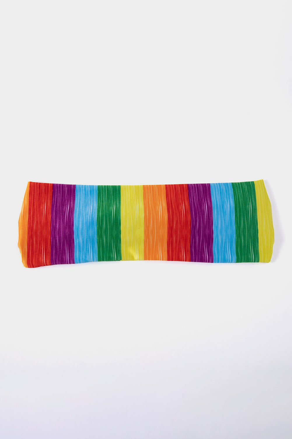 BH042004-1022, Multicolor Rainbow Sport Yoga Wide Headband Hair Accessories Pride Accessories Decor