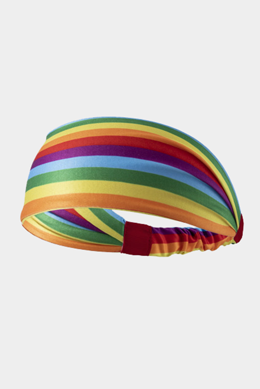 BH042004-2022, Multicolor Rainbow Sport Yoga Wide Headband Hair Accessories Pride Accessories Decor