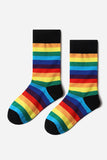 BH041619-2, Black Pride Sport Socks Men Women Rainbow LGBTQ Accessories Socks