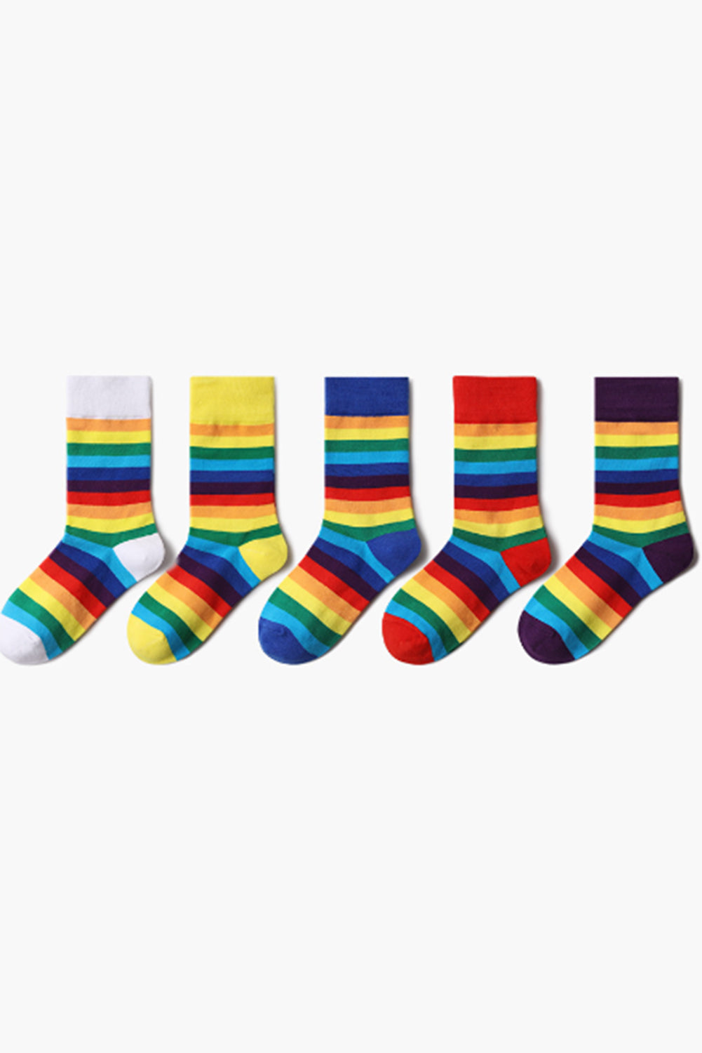 BH041619-3, Red Pride Sport Socks Men Women Rainbow LGBTQ Accessories Socks
