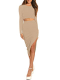 LC6115635-18-S, LC6115635-18-M, LC6115635-18-L, LC6115635-18-XL, Apricot dress set