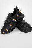 BH021576-2-38, BH021576-2-39, BH021576-2-40, BH021576-2-41, BH021576-2-42, BH021576-2-43, Black Women Pride Sneakers Walking Running Shoes LGBT Shoes