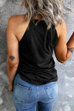 LC2569569-2-XS, LC2569569-2-S, LC2569569-2-M, LC2569569-2-L, LC2569569-2-XL, LC2569569-2-2XL, Black Womens Be Careful Who You Hate It Could Be Someone You Love Rainbow Striped Tank Tops