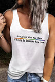 LC2569591-1-S, LC2569591-1-M, LC2569591-1-L, LC2569591-1-XL, LC2569591-1-2XL, White Womens Sleeveless T Shirt LGBT Be Careful Who You Hate It Be Someone You Love Tank Top