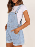 LC784727-4-S, LC784727-4-M, LC784727-4-L, LC784727-4-XL, LC784727-4-2XL, Sky Blue Denim Overalls